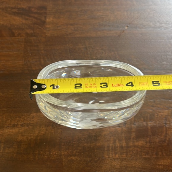 Orregors of Sweden Glass Vase Etched Signed - Picture 3 of 5